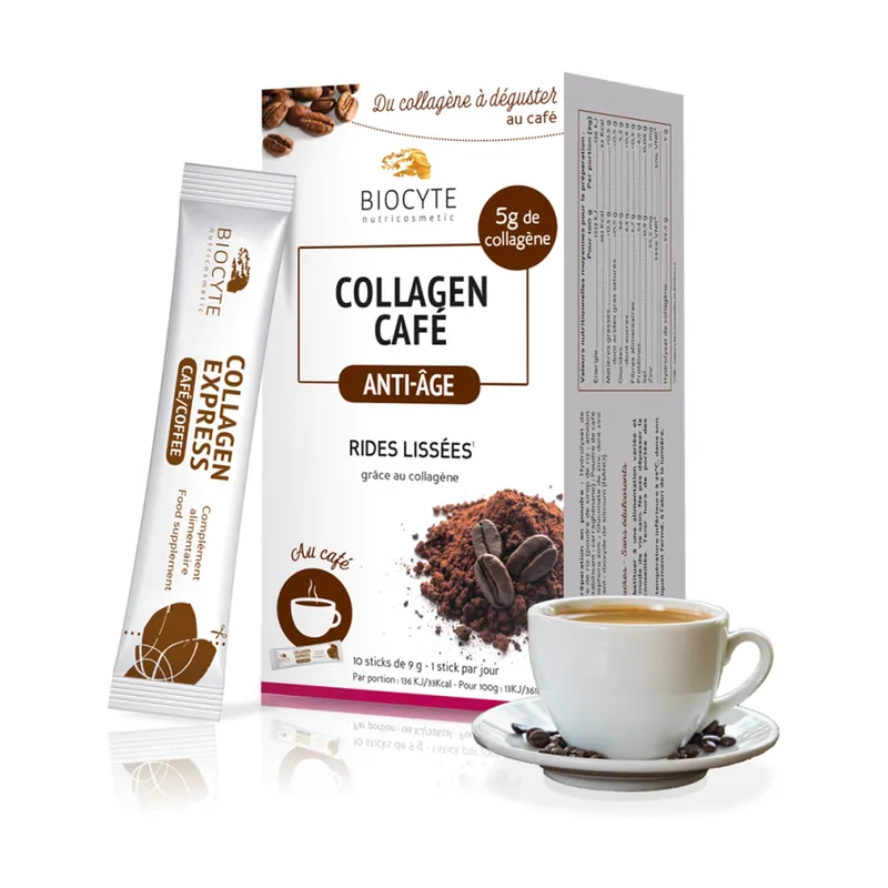 Fan Favorite Collagen Cafe 10 packets of 9g Biocyte