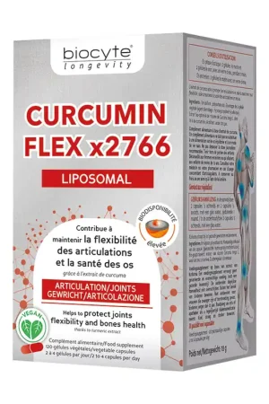 Big Sale Curcumin Flex x2766 120 capsules Biocyte