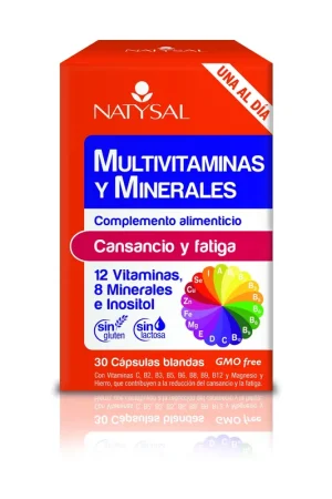 Multivitamins and minerals 30 capsules Natysal Flash Sale