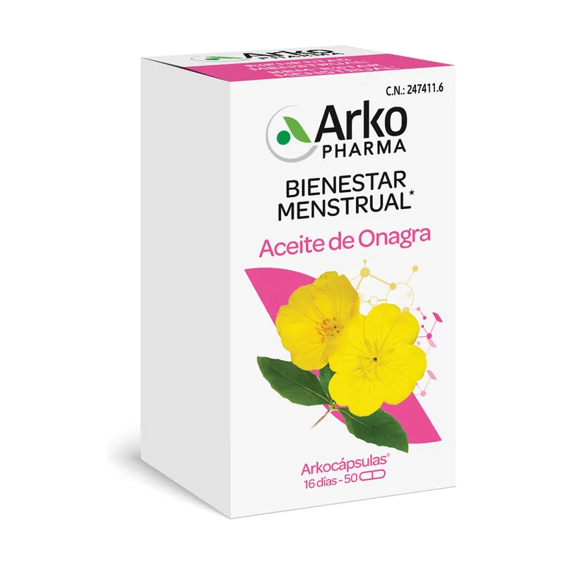 Arkocapsulas Evening Primrose Oil 50 capsules Arkopharma Direct From Factory
