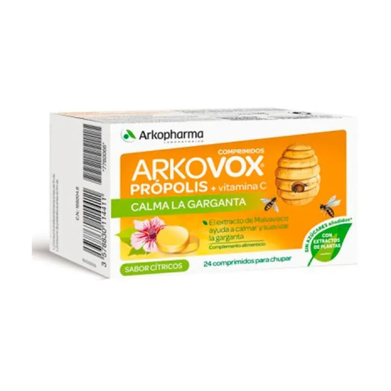 Instant Buy Arkovox Propolis-Vit C Citrus Flavor 24 tablets Arkopharma