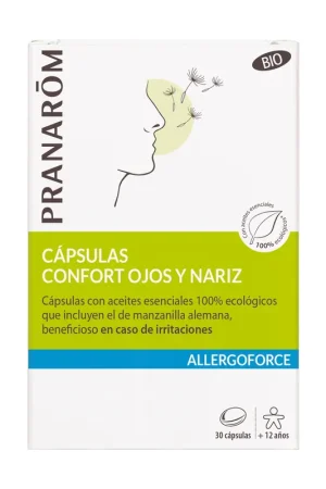 Comfort Capsules Eyes and Nose 30 capsules Pranarom Next Day Delivery