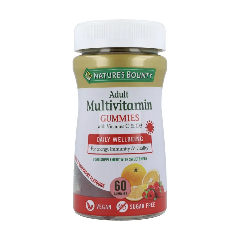 Trending Adult Multivitamin Gummies 60 Jelly beans Nature‘s Bounty