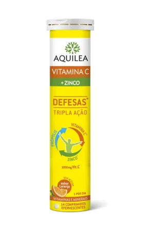 While Supplies Last Aquilea Vitamin C + Zinc Defenses 14 effervescent tablets Aquilea
