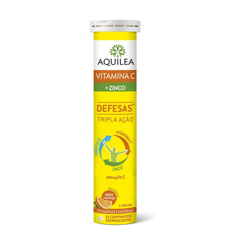 While Supplies Last Aquilea Vitamin C + Zinc Defenses 14 effervescent tablets Aquilea