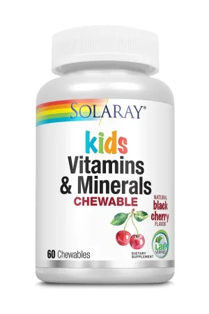 Best Choice Children‘s Chewable Vitamins & Minerals Black Cherry Flavor 60 units Solaray