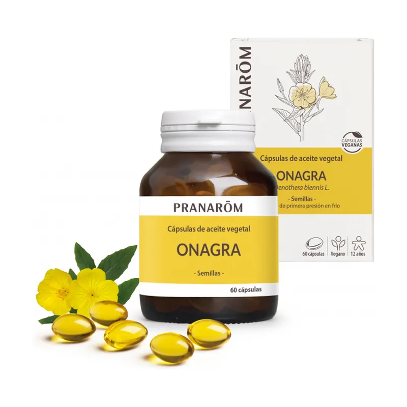 Place Order Evening Primrose Vegetable Oil Capsules 60 capsules Pranarom