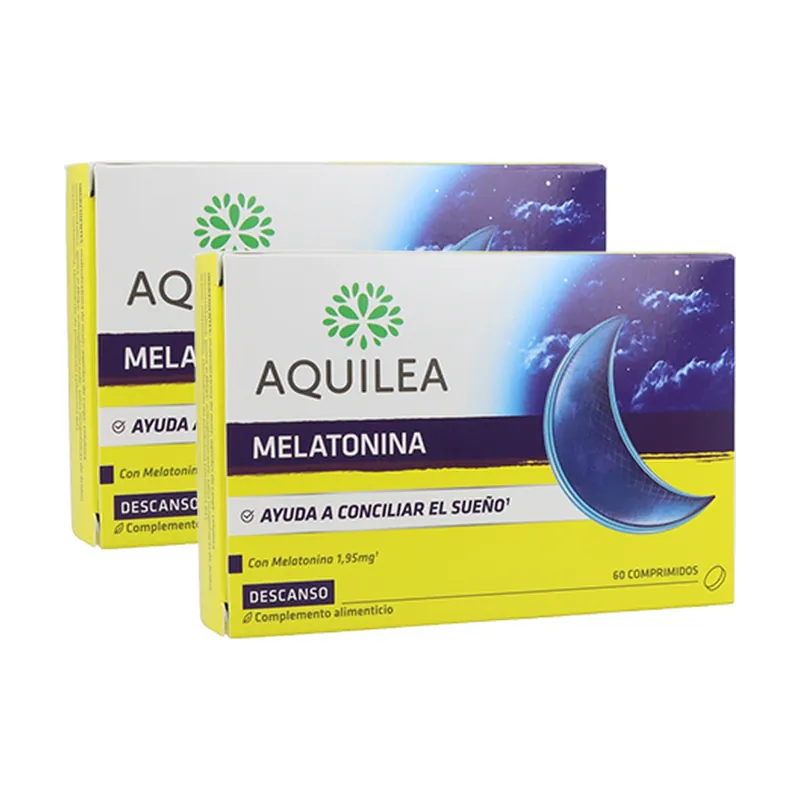 New Release Aquilea Melatonin Pack 1.95 Mg 2x60 capsules Aquilea