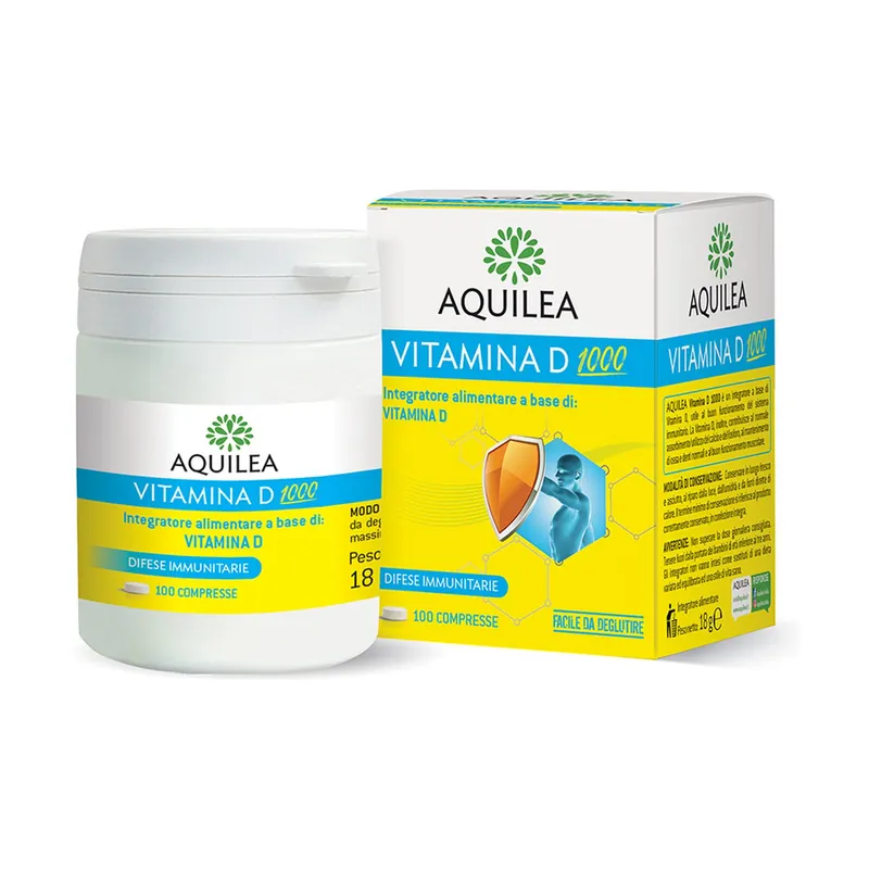 Aquilea Vitamin D 1000 100 tablets Aquilea New Release
