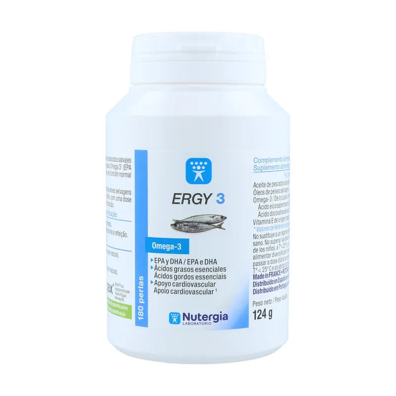 Must Have Ergy 3 omega 3, DHA and EPA 180 softgels Nutergia