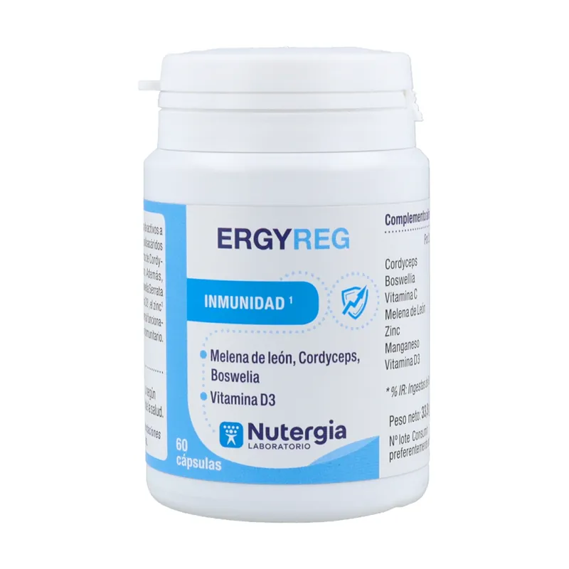 Hot Picks Ergyreg immune system 60 capsules Nutergia