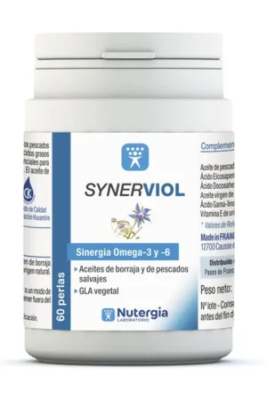 Synerviol synergy of omega 3 and 6 60 softgels Nutergia Direct From Factory