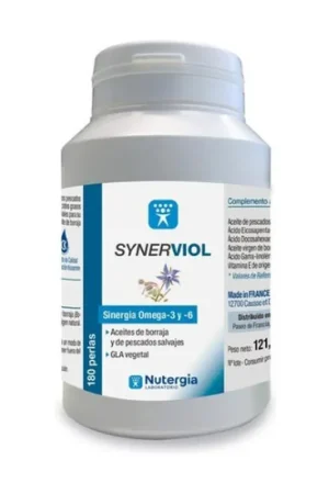 Synerviol synergy of omega 3 and 6 180 softgels Nutergia Fresh Stock