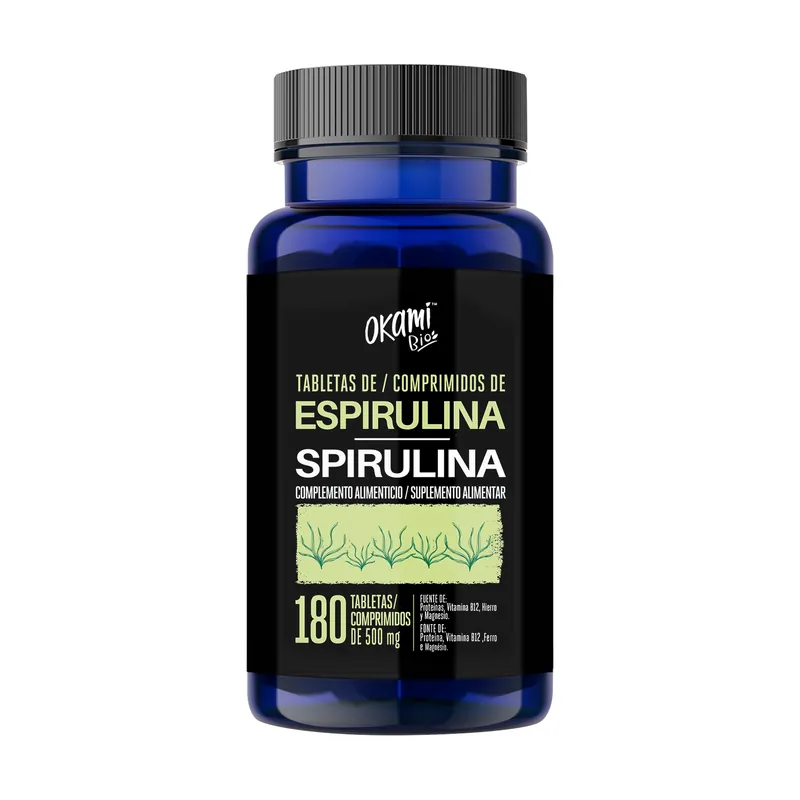 Big Sale Spirulina 180 tablets of 500mg OKAMI