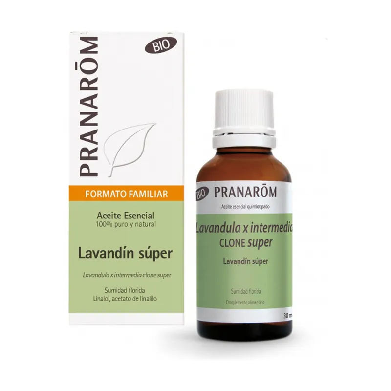 Free Returns Lavandín Super Bio Essential Oil 30 ml of essential oil Pranarom