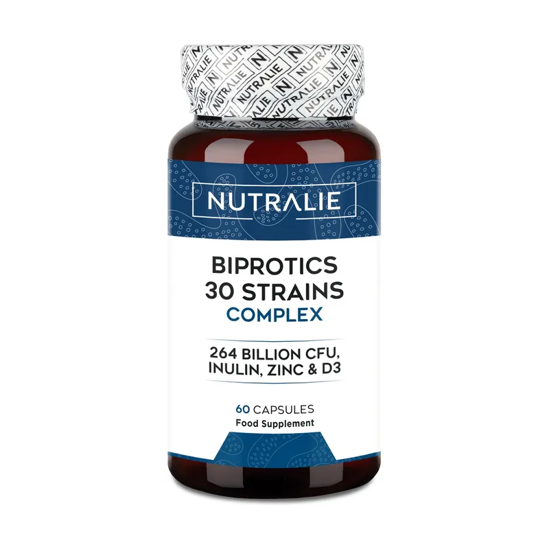 Exclusive Offer Probiotics 30 strains 264 billion CFU Biprotics complex 60 capsules Nutralie