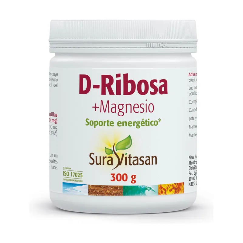 Fresh Stock D-Ribose + Magnesium 300 g of powder Sura Vitasan