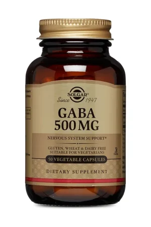 GABA 500 mg 50 vegetable capsules Solgar New Release