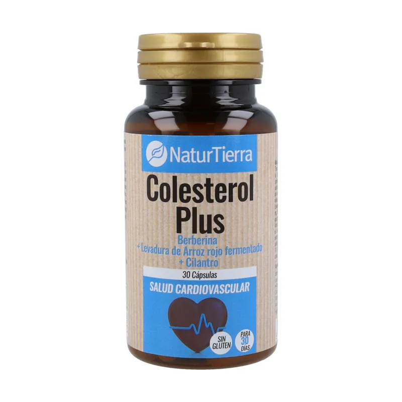 Affordable Cholesterol (berberine + fermented red yeast rice) 30 capsules Naturtierra