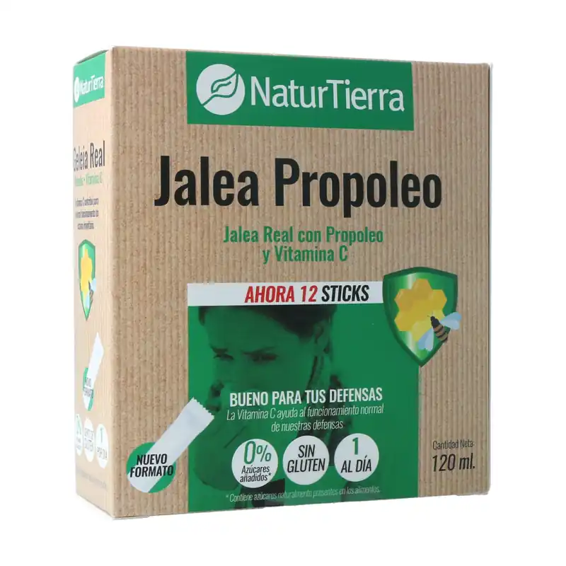 Crafted Royal jelly, vitamin C and propolis 12 sticks of 10ml Naturtierra