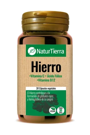 Iron 30 vegetable capsules Naturtierra Time-Limited
