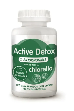 Active chlorella detox 120 capsules of 500μg Energy Feelings Big Sale