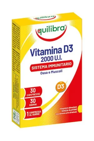 Certified Vitamin d3 30 tablets Equilibra