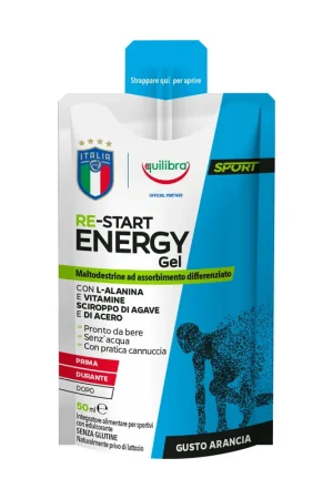 Re-start energy gel 50 ml of gel Equilibra Brand New
