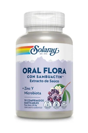 Sambuactin (tm) oral flora 30 tablets Solaray Markdown
