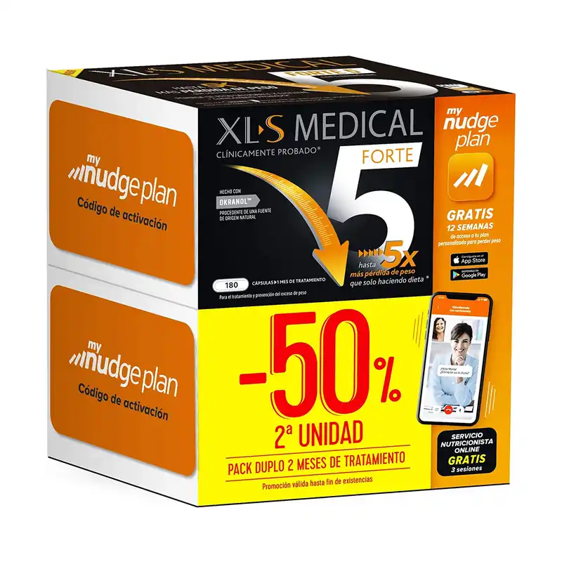 Forte 5 nudge 360 capsules XLS Medical In Demand