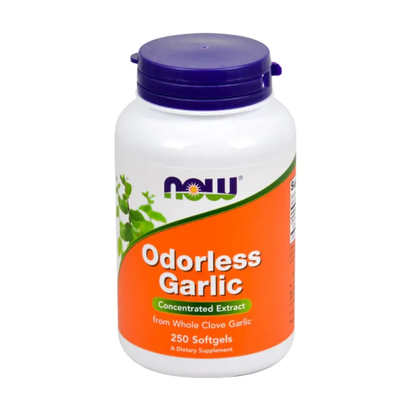 Clearance Odorless Garlic Extract 25mg 250 softgels NOW Foods