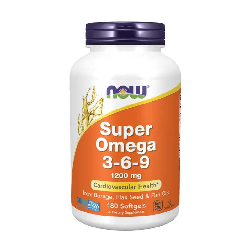 Exclusive Offer Super Omega 3-6-9 1200 mg 180 softgels NOW Foods