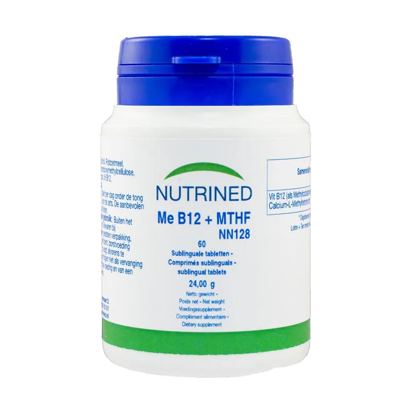 Me-B12 + MTHF (Formula 128) 60 Sublingual pills Nutrined Grab Now