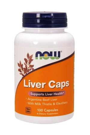Premium Liver capsules 100 capsules NOW Foods