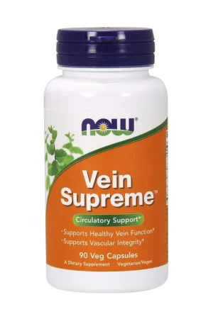 Reduced Price Vein supreme 90 vegetable capsules NOW Foods