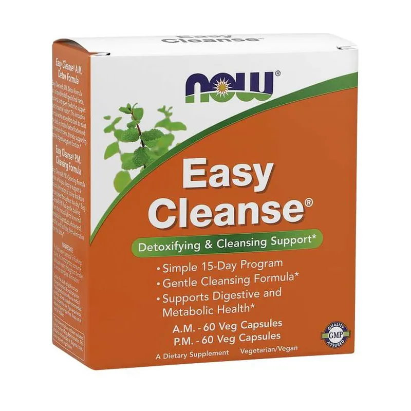 Easy cleanse 120 vegetable capsules NOW Foods Affordable
