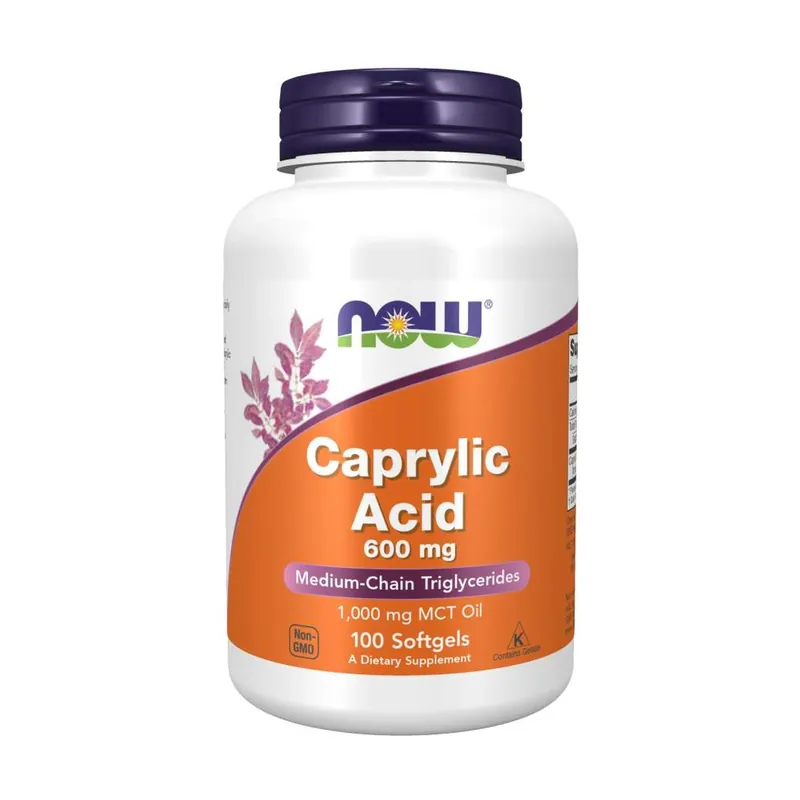 Sale Caprylic acid 100 capsules NOW Foods