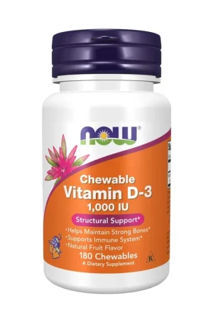 vitamin D3 180 chewable tablets NOW Foods Trending