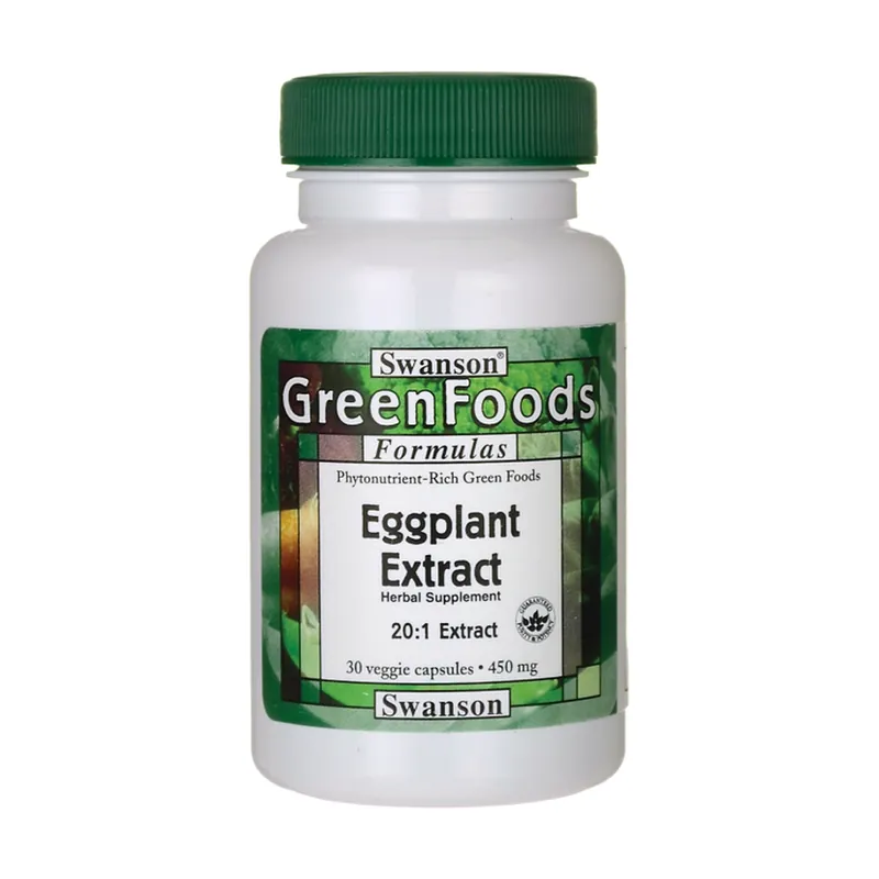 Bargain Swanson eggplant extract 30 capsules of 450mg Swanson