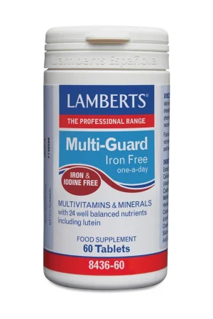 Big Sale Multi-guard® iron free 60 capsules Lamberts