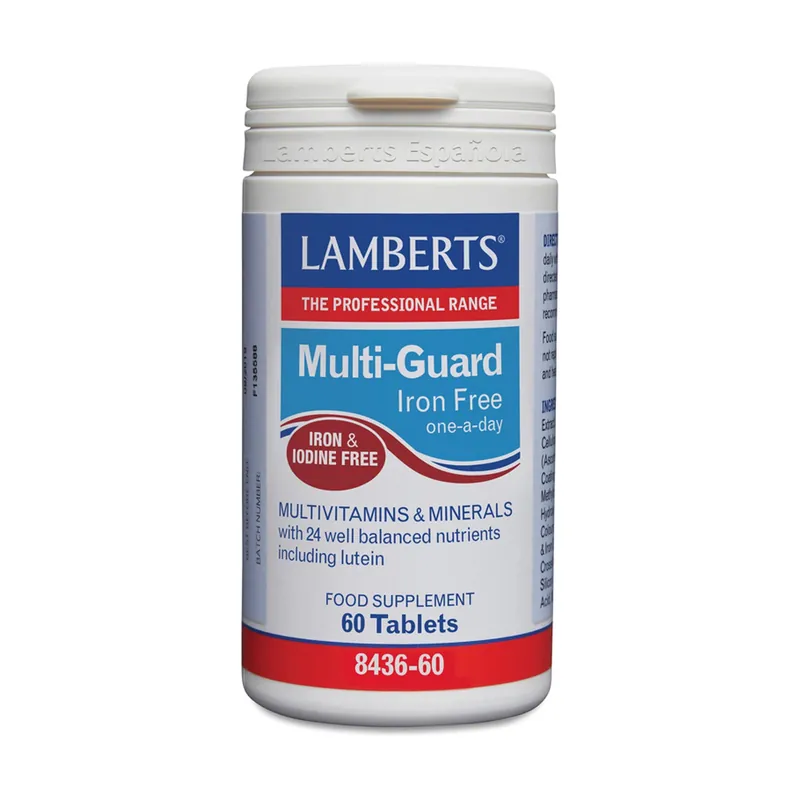 Big Sale Multi-guard® iron free 60 capsules Lamberts