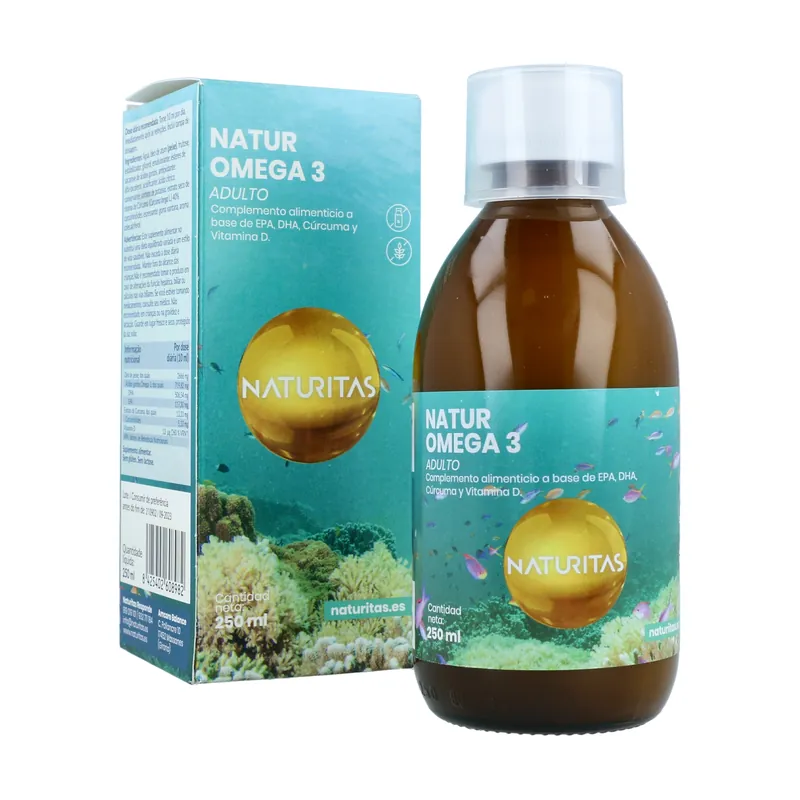 Bargain Natur Omega 3 liquid adult 250 ml Essentials
