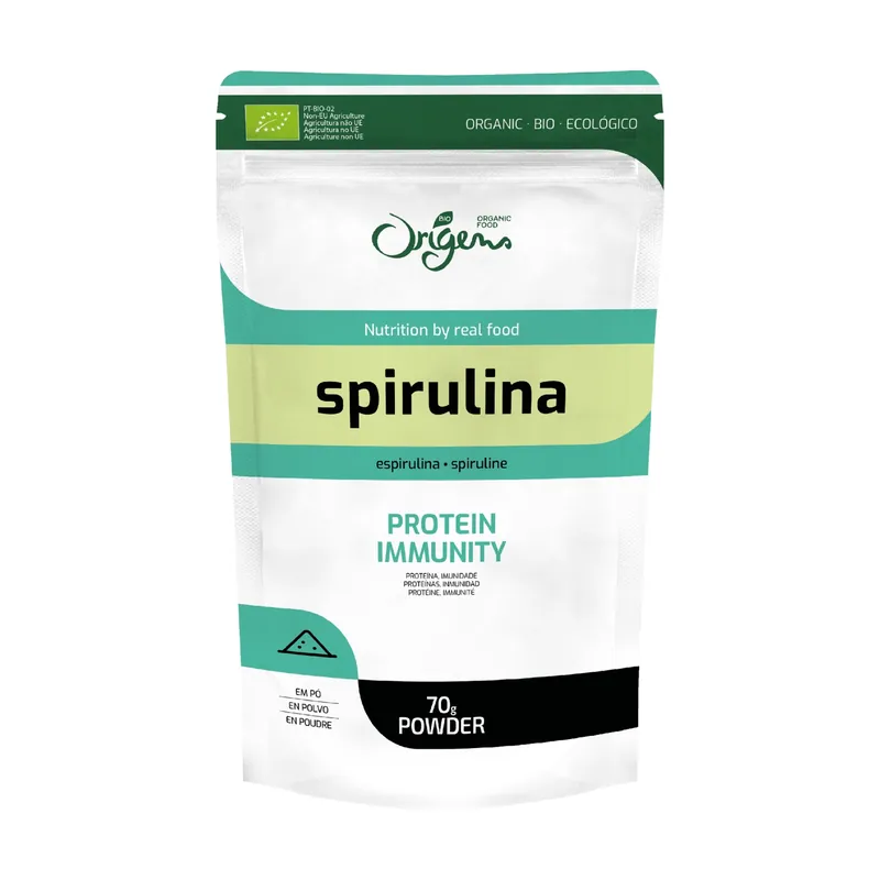 Bio Spirulina powder 70 g of powder Origens Bio Big Sale