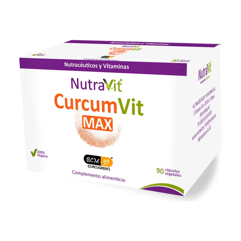 Limited Time Curcumvit Max BCM-95 90 capsules of 720mg NutraVit