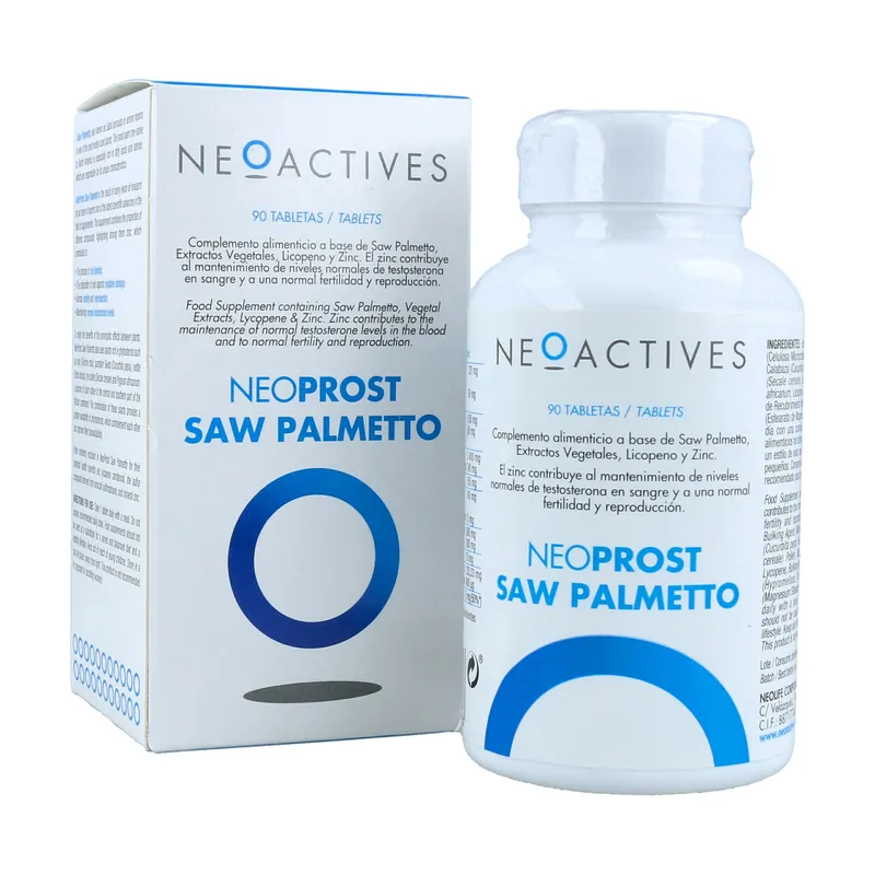 Authentic Neo prost saw palmetto 90 tablets Neoactives