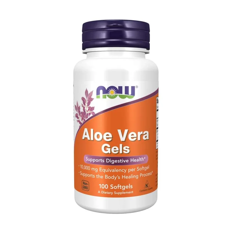 Crafted aloe vera 100 softgels NOW Foods