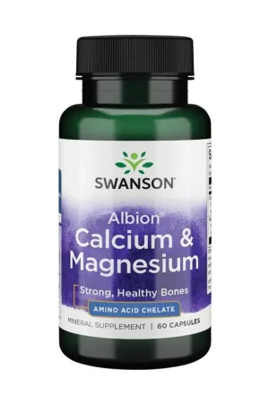 Albion calcium + magnesium 60 capsules Swanson Reduced Price