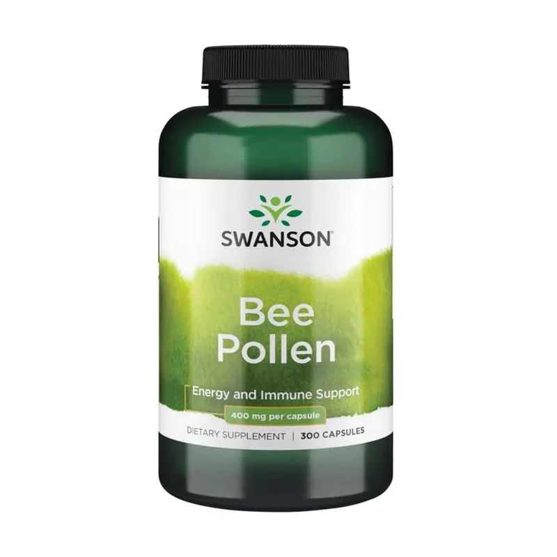 Crafted Bee pollen 300 capsules of 400mg Swanson