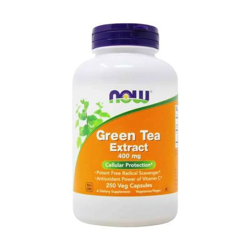 Big Sale Green tea extract 250 vegetable capsules of 400mg NOW Foods