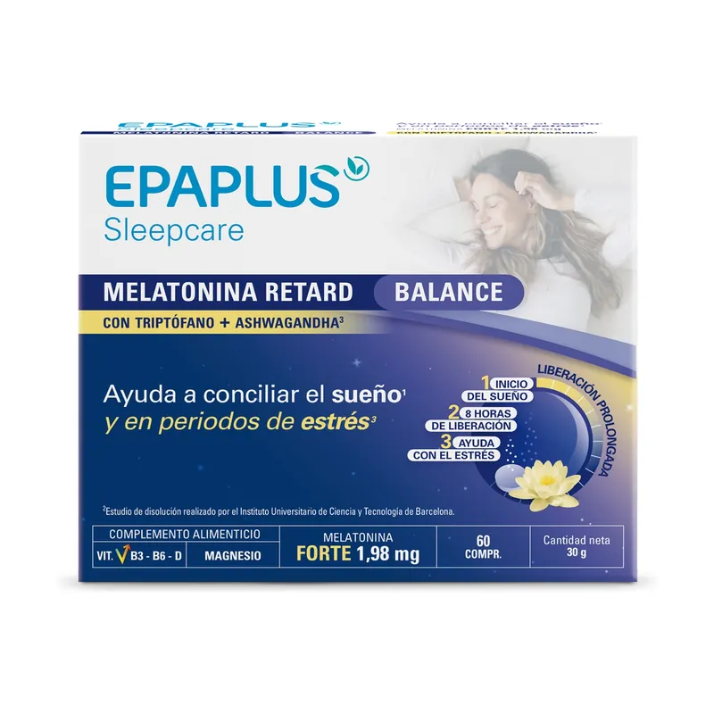 Melatonin Balance Retard 60 tablets Epaplus - Peróxidos Farmacéuticos While Supplies Last